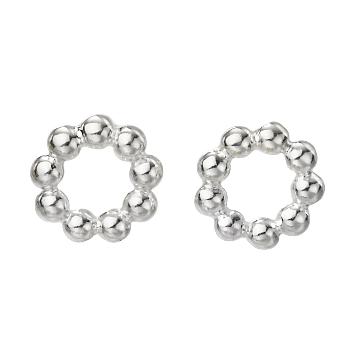 Circle Ball Stud Earrings