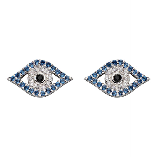 Evil Eye Stud Earrings