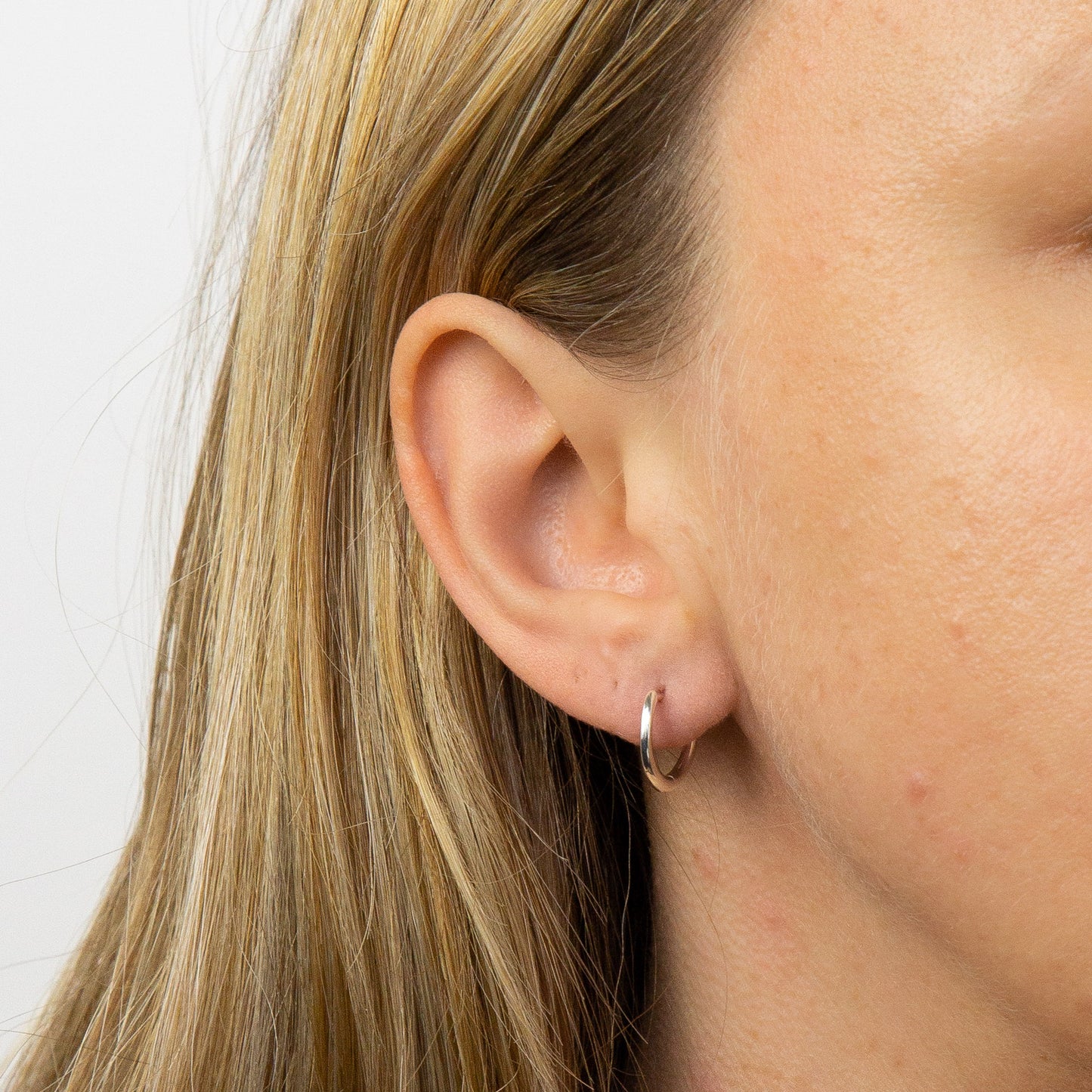 Hinged Hoop Earrings 12mm