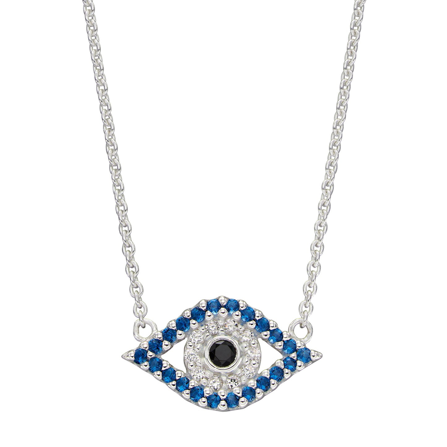 Evil Eye Necklace With CZ