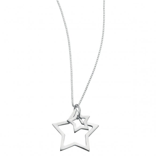 Double Star Necklace 40+2cm