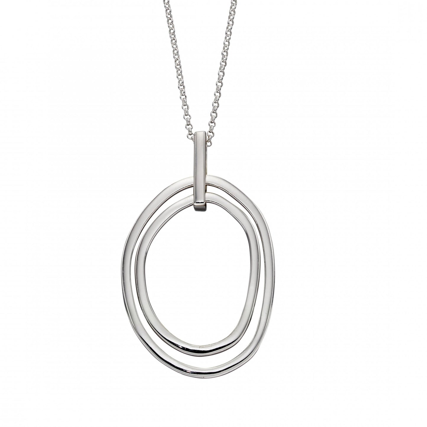 Organic Double Link Pendant