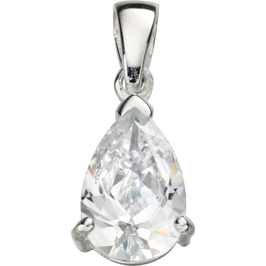 Teardrop CZ Pendant