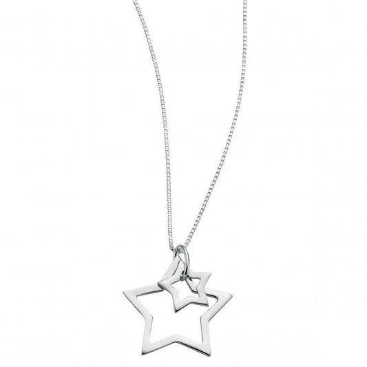 Double Star Necklace 40+2cm